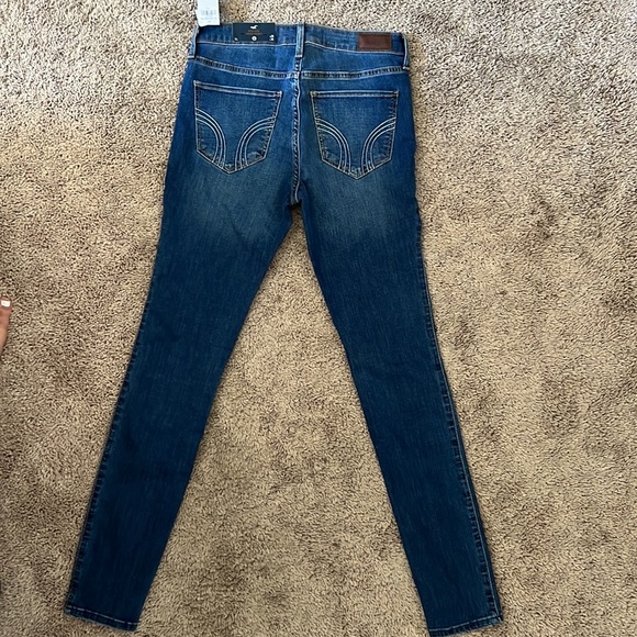 HOLLISTER -High Rise Super Skinny Jeans- Size 7L w28 L30 - Picture 4 of 5